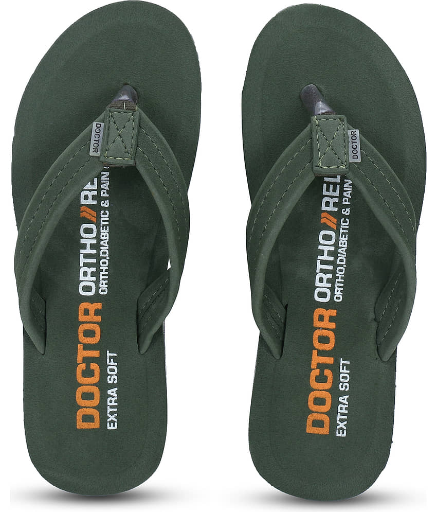 DOCTOR EXTRA SOFT - Black Women's Thong Flip Flop