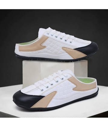 VATELIO Stylish/Comfortable White Men's Lifestyle Shoes