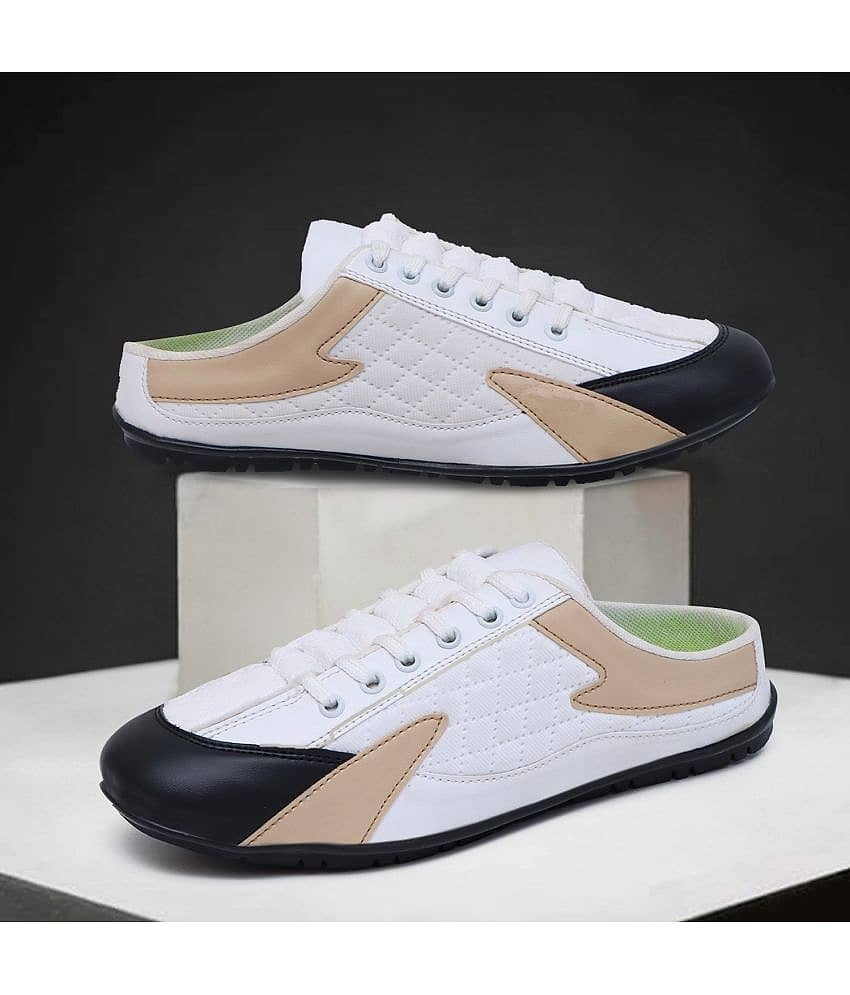 VATELIO Stylish/Comfortable White Men's Lifestyle Shoes