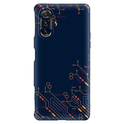 PATTERN  POCO F3 GT Premium Embossed Mobile cover