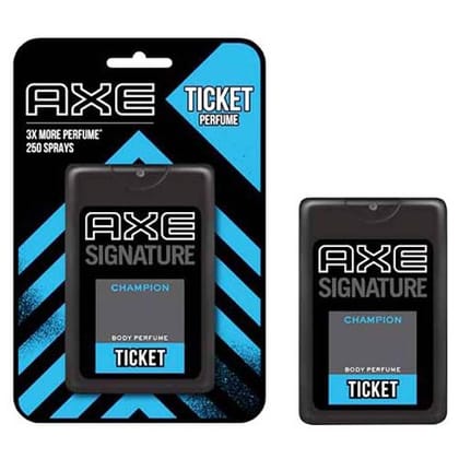 Axe Ticket Perfume, Champion, 17 ml