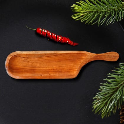 Sleek Wooden Multipurpose Serving Tray