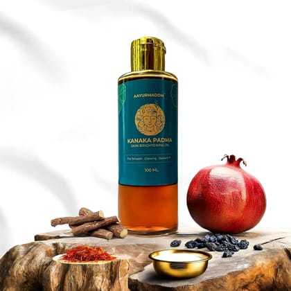AAYURMADOM Kanaka Padma Skin Brightening Oil - Suntan Removal & Moisturization (100ml) AAYURMADOM Kanaka Padma Skin Brightening Oil - Suntan Removal & Moisturization (100ml)