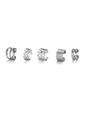 Ishkaara Silver Dreamy Earcuff Combo