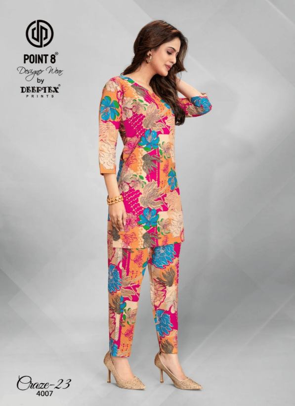 Craze 23 Deeptex Prints Co Ord Set