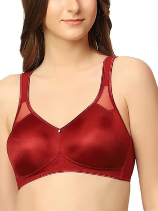 Triumph 100|527 Minimizer Non Padded Non Wired Bra|527-Maroon / 36C