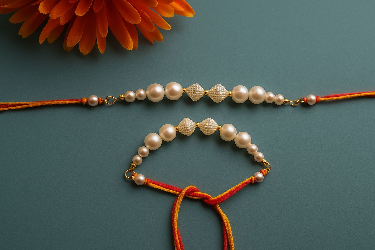 BRACELET RAKHI SET (COMBO OF 2)