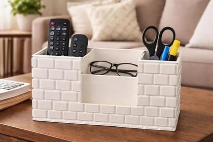Brick Styled Remote Stand cum Organizer