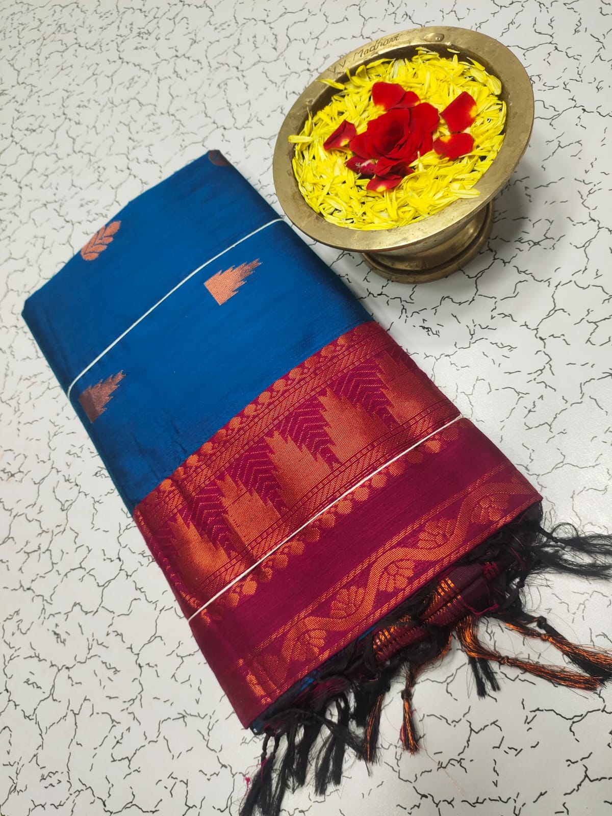 kalyani Pure cotton style saree