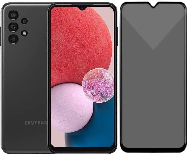 PLUGTECH Advanced Tempered Glass With Anti-Explosion 9H Hardness Edge-To-Edge Coverage Screen Guard for SAMSUNG A13