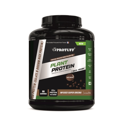Plant Protein- Cafe Mocha 2 Kgs (66 Servings) Plant Protein- Cafe Mocha 2 Kgs (66 Servings)