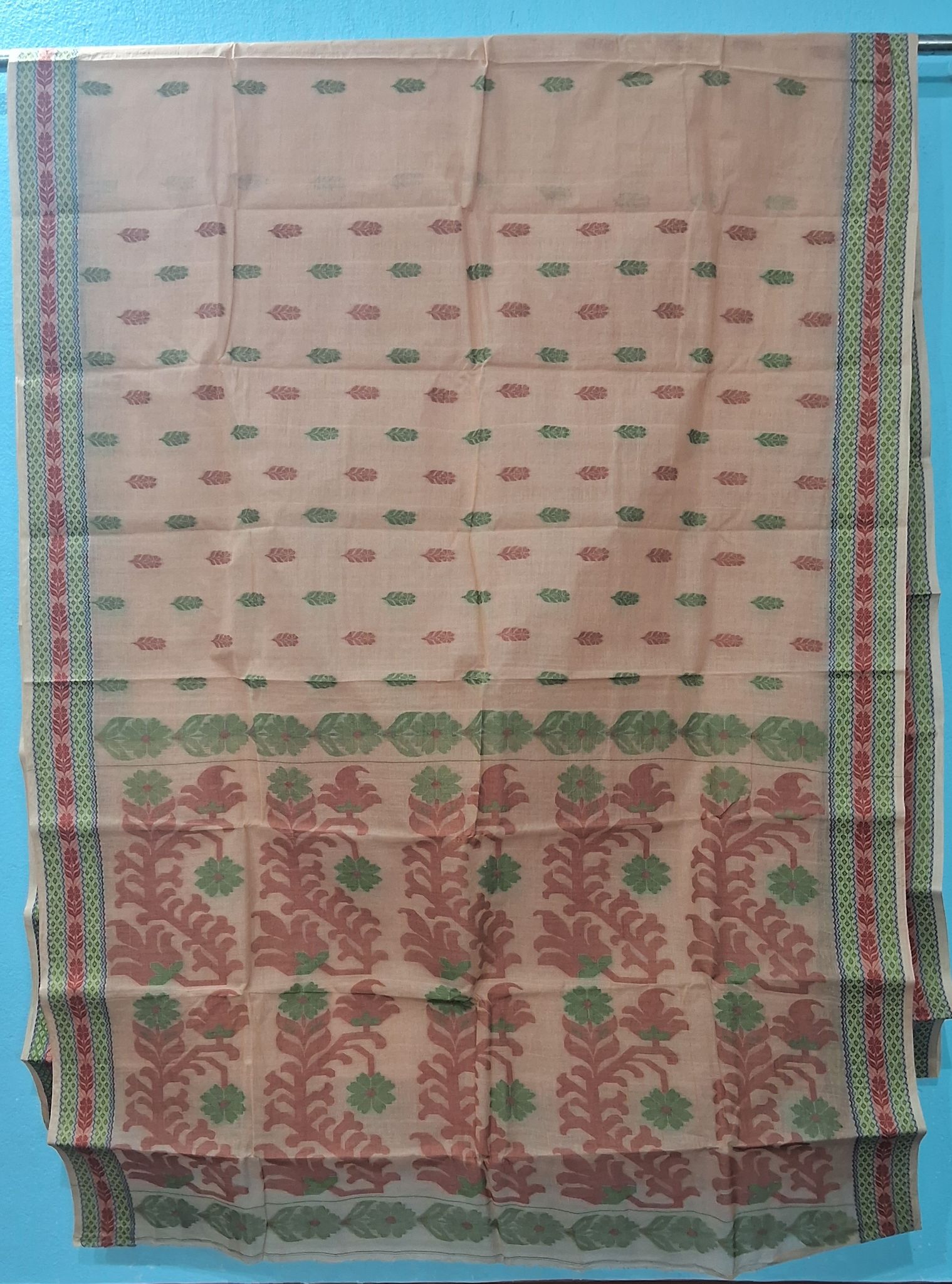 Pure Cotton Premium Bengal Tangail Saree