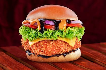 American BBQ Veggie Burger