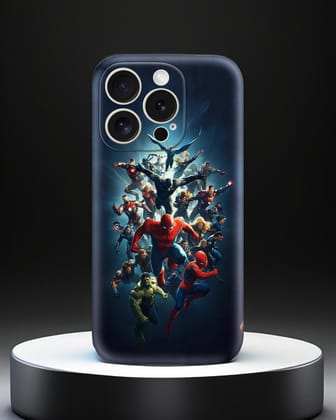 Marvel Superheroes in a frame mobile cover for all apple and android device