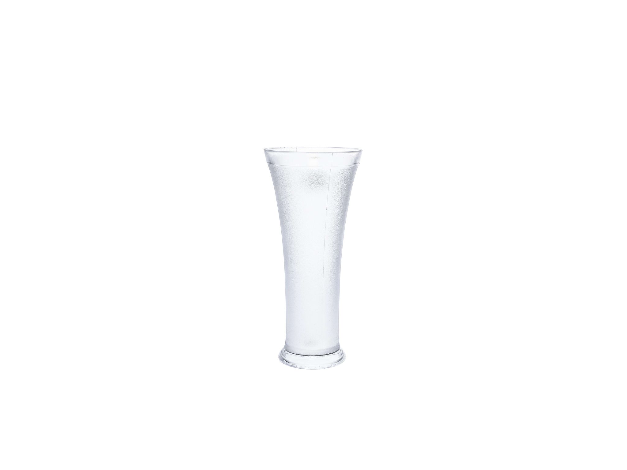 V4 Kitchen Partner Pilsner Frosted Glass, Unbreakable Drinkware, Premium Polycarbonate - 200ml (Set of 6 Pieces)