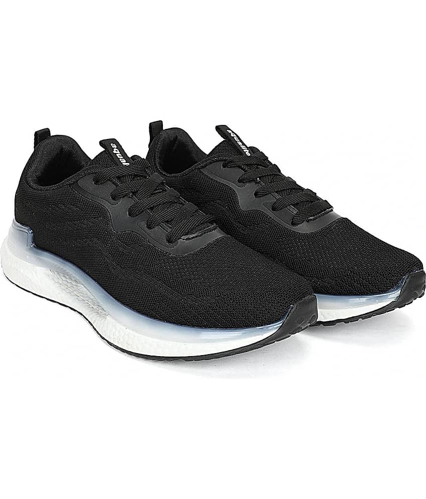 Aqualite LVE01028GBKBK Black Men's Sports Running Shoes
