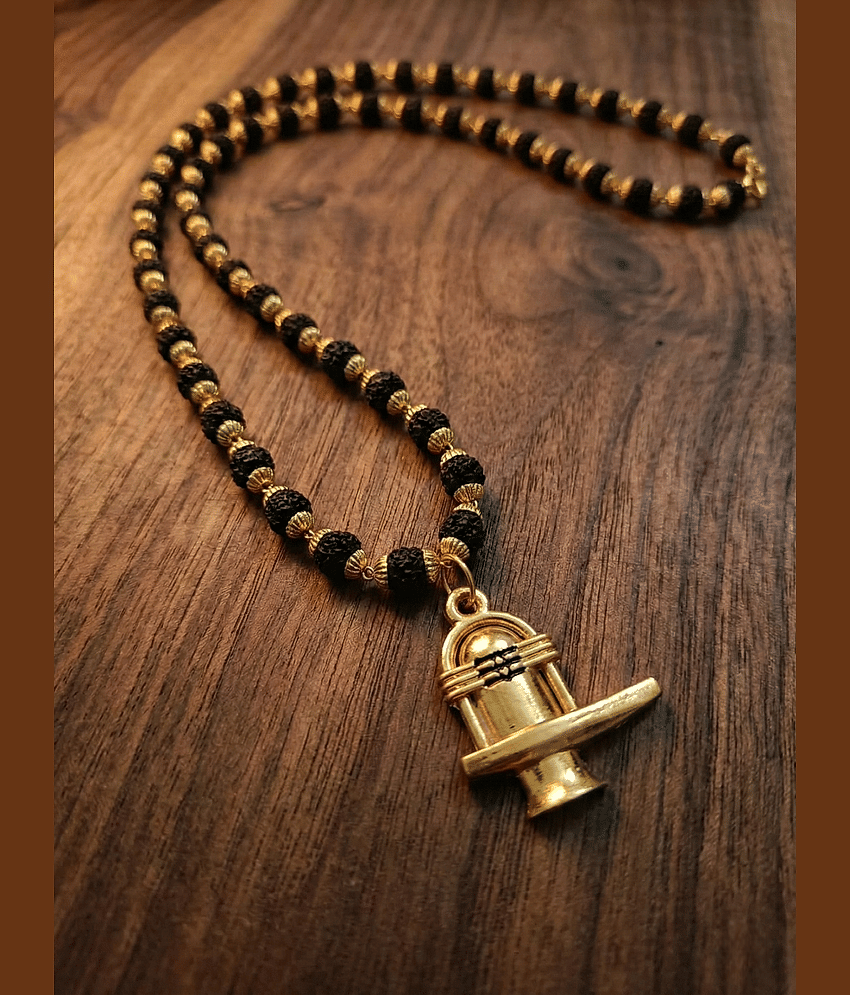 MGSV Gold Men's Religious Mala ( Pack of 1 )