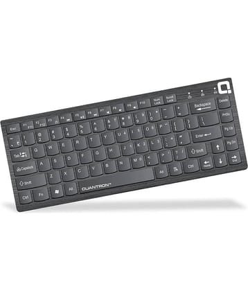 QUANTRON Black USB Wired Desktop Keyboard