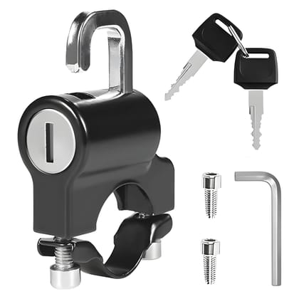 Heavy Duty Multi-Function Electric Helmet Lock | Anti-Theft Security Lock for Bicycle, Scooter & Motorcycle | Waterproof Smart Helmet Safety Lock (Original Quality)