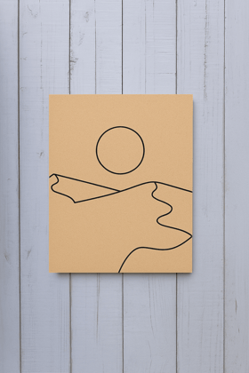 Dbeautify's DIY Traditional Painting – Desert Sunset
