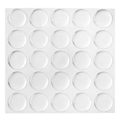 Epoxy Resin Dome Stickers Adhesives Round 25x2 MM / 1 Inch (10 Pieces) Clear Transparent For Jewellery Making DIY Crafts Photos-10 Pieces