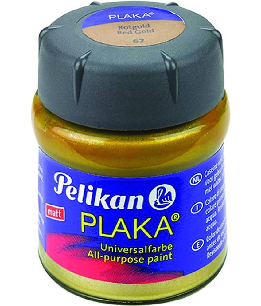 PAINT PLAKA METALLIC SHADES RED GOLD 50 ML
