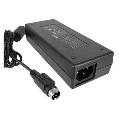 DC Power Adapter 12 Volt 2 Amp 24 Watt for DVR, CCTV Camera, Router, Modem, LED Strip Light etc with Ferrite Bead, Black
