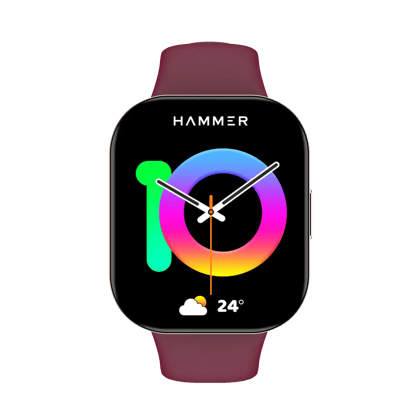 Hammer Robust 1.96" Amoled Display Smartwatch With Bluetooth Calling