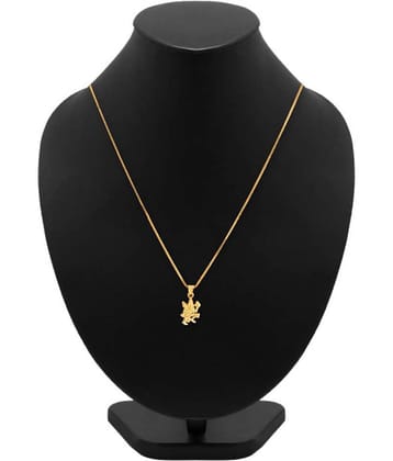 Jewar Mandi - Golden Pendant set ( Pack of 1 )