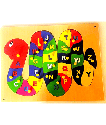 26 ENGLISH ALPHABET LEARNING PUZZLE BOARD FOR KIDS PRE PRIMARY EDUCATION