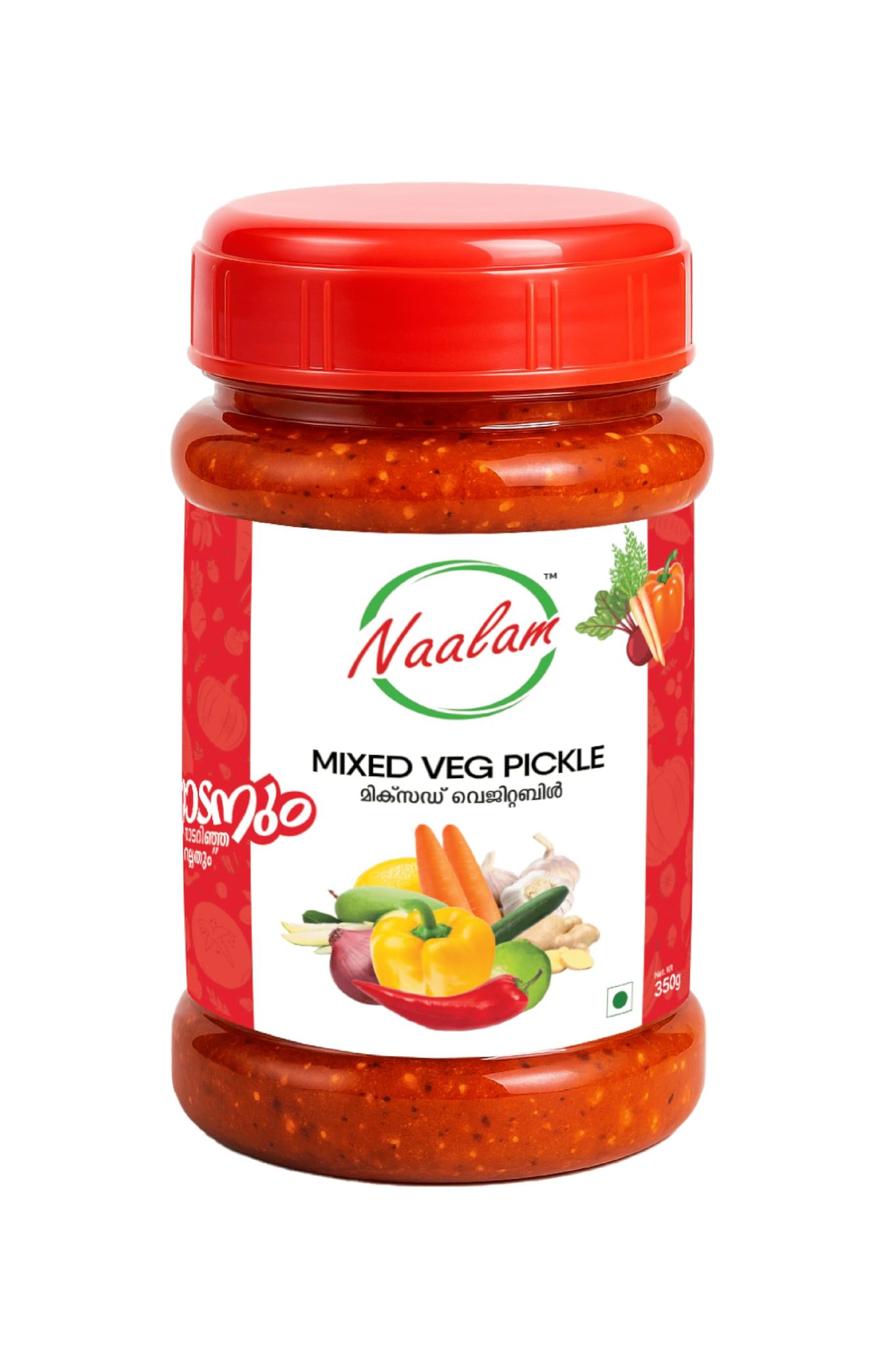 NAALAM Pickle Tangy & Salty Pickle | Kerala Style Homemade Pickle | Kerala Achaar | South Indian Pickle (350G Jar)