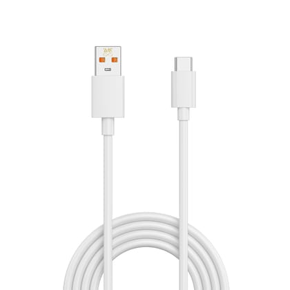 Walta Elite Real Plus 67W USB To Type-C Fast Charging Cable 1Mtr ,White For Xiomi Phones