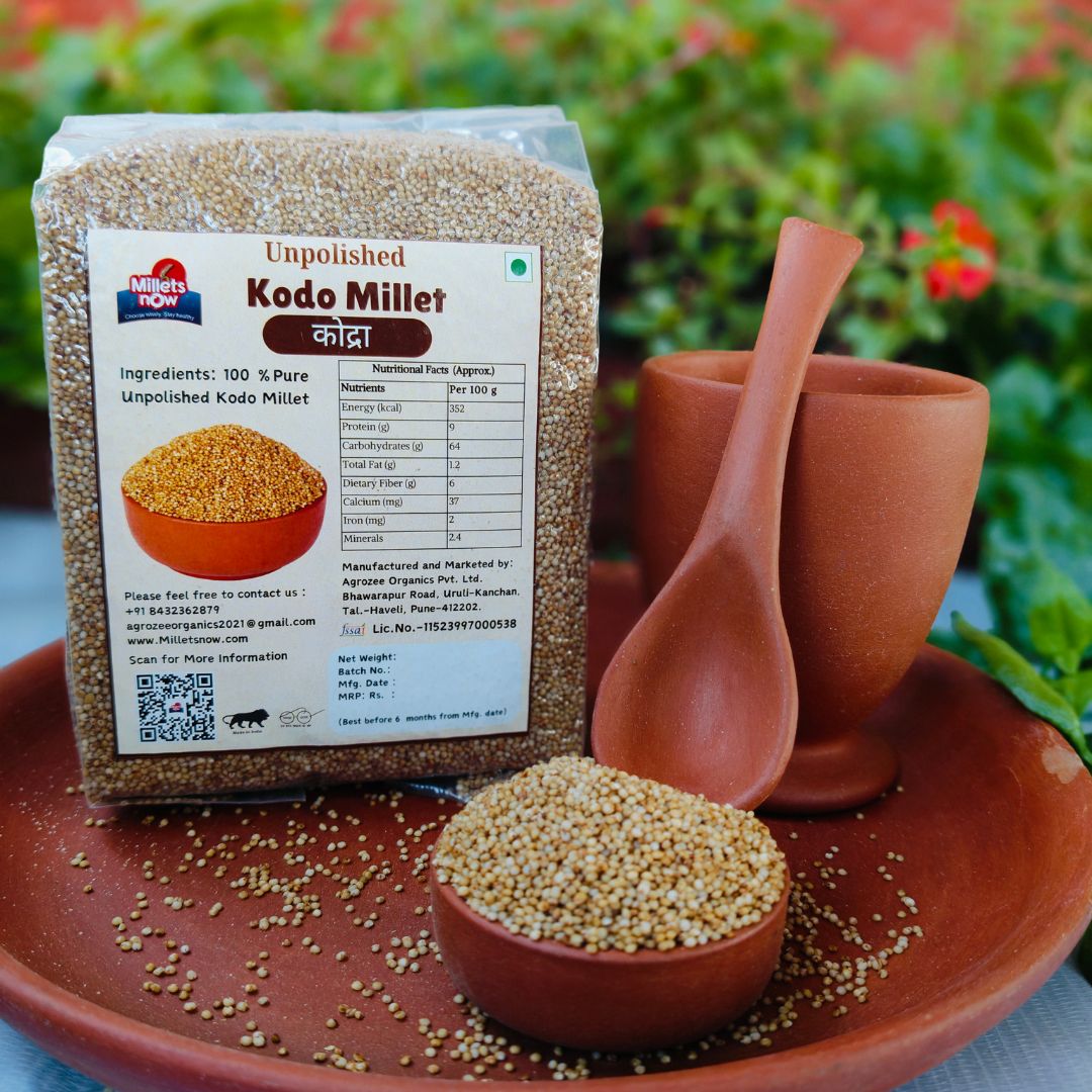 Unpolished Kodo Millet l Kodra l 1kg