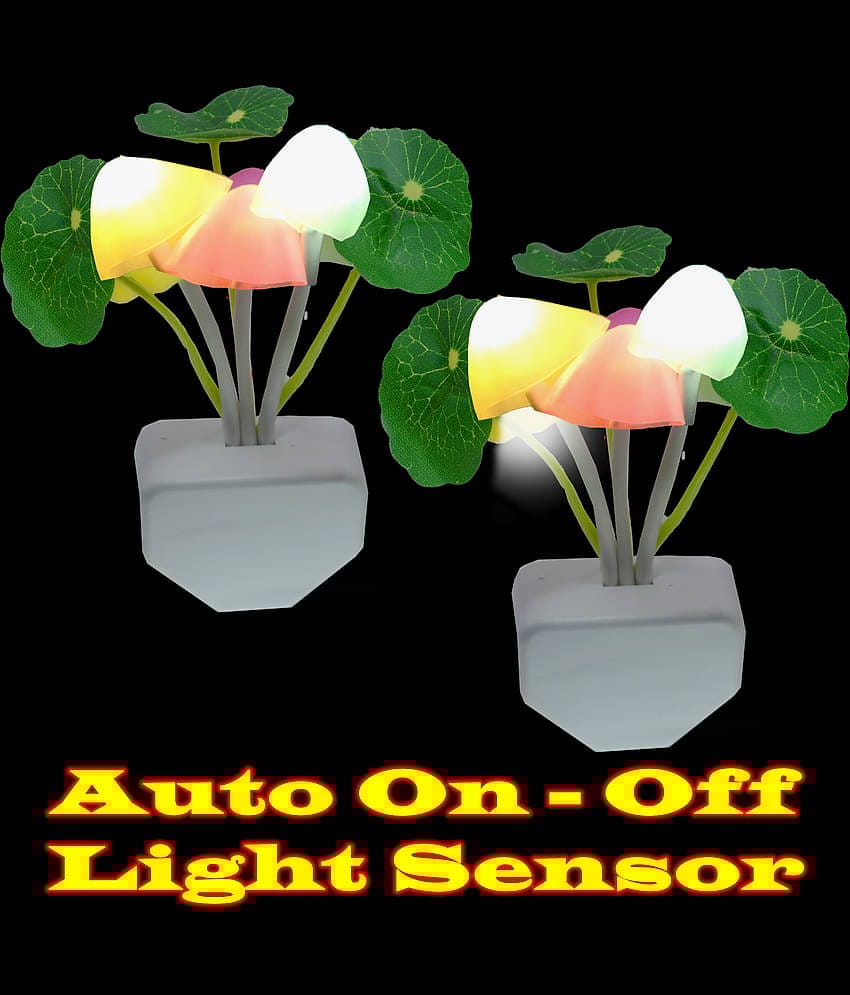 JMALL - Multicolor Night Lamp ( Pack of 2 )