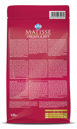 Matisse Chicken & Rice Cat Dry Food Adult 1.5kg Matisse Chicken & Rice Cat Dry Food Adult 1.5kg