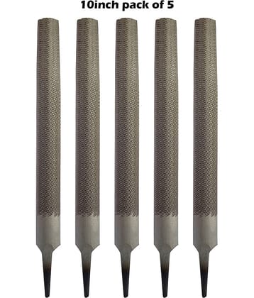 Half Round Engineer's File Tool 10Inch (250mm) (Pack Of 5) File & Rasp Half Round