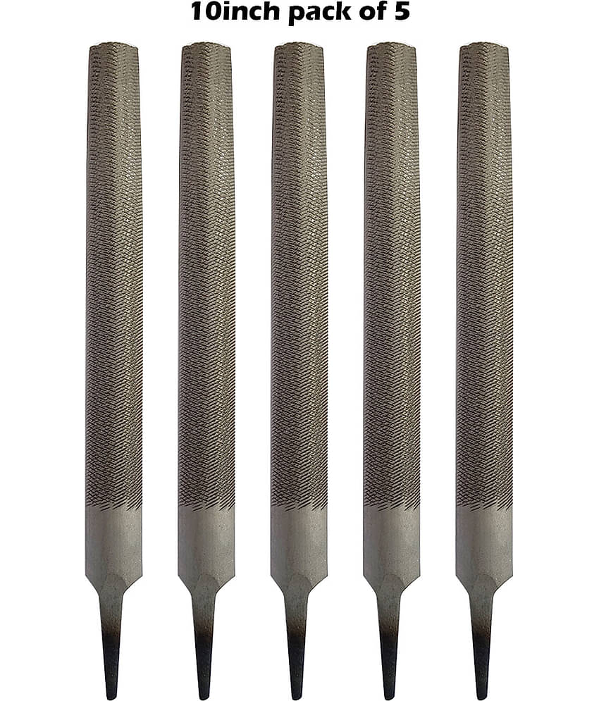 Half Round Engineer's File Tool 10Inch (250mm) (Pack Of 5) File & Rasp Half Round