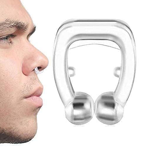Snore Free Nose Clip (Anti-Snoring Device) - 1 Piece, Comfortable & Effective Snore Stopper for Better Sleep, Non-Invasive Silicone Clip for Men & Women