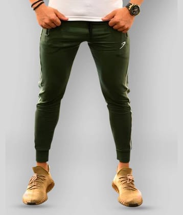 Fuaark - Green Polyester Men's Sports Joggers ( Pack of 1 )