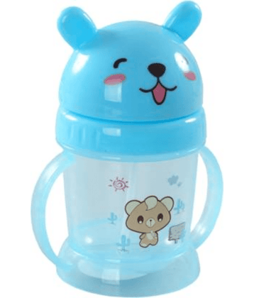 CHILD CHIC Blue Polycarbonate Straw sippers