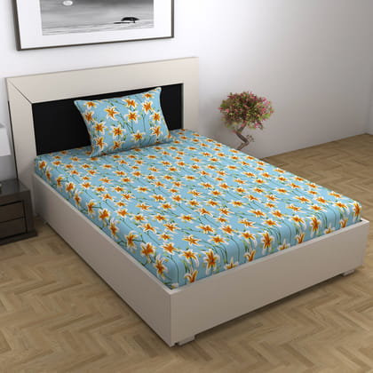 Wildflower Charm Elegant Single Bed Bedsheet-Single / Wildflower Charm / FL-2011-SB
