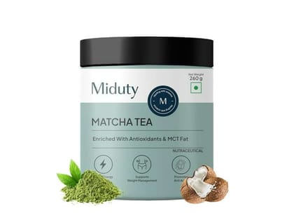 Miduty Matcha Tea,  260 g  Vanilla-Cardamom