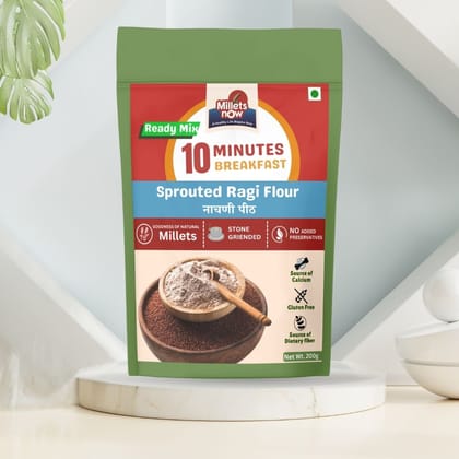 Sprouted Ragi Flour | Nachani peeeth | Ragi Atta.