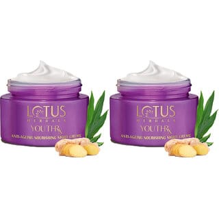 Lotus Herbals Youthrx Anti Ageing Nourishing Night Cream (50G) ( Pack Of 2 )
