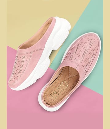 Fausto Gold Women's Mules Shoes