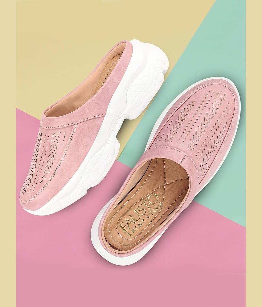 Fausto Gold Women's Mules Shoes