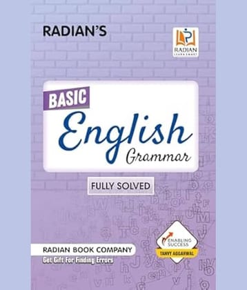 Radian Basic English Grammar Book Fully Solved for All Competitive Exams