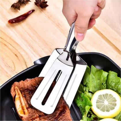 Multifunction Stainless Steel Cooking & BBQ Tongs