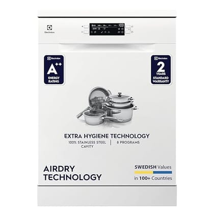 Electrolux 13 Place Settings Dishwasher Machine for Home, Fully Automatic with AirDry,ESA47220SW Electrolux 13 Place Settings Dishwasher Machine for Home, Fully Automatic with AirDry,ESA47220SW