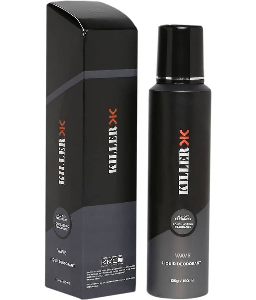 Killer - Wave No Gas Deodorant - For Men 150ml Deodorant Spray for Men 150 ml ( Pack of 1 )